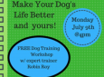 Expert Dog Trainer Robin Roy’s Free Dog Training Workshop!