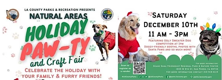CALL FOR ARTISTS & VENDORS for 2022 Holiday Paw-ty and Artists Craft Fair