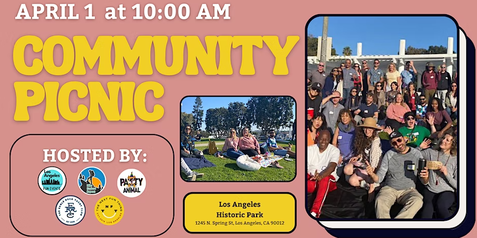Free Community Picnic! Meet new People in LA
