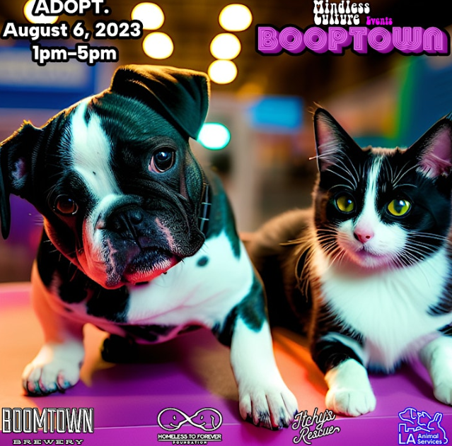 Booptown: Pet Adoptions, Vendors, Food and Beer!