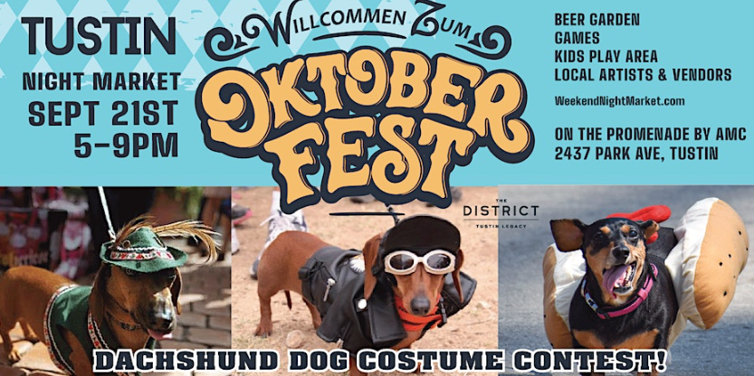 Dachshund dog costume contest! Oktoberfest